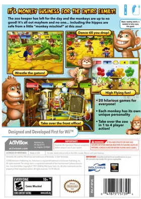 Monkey Mischief! Party Time box cover back